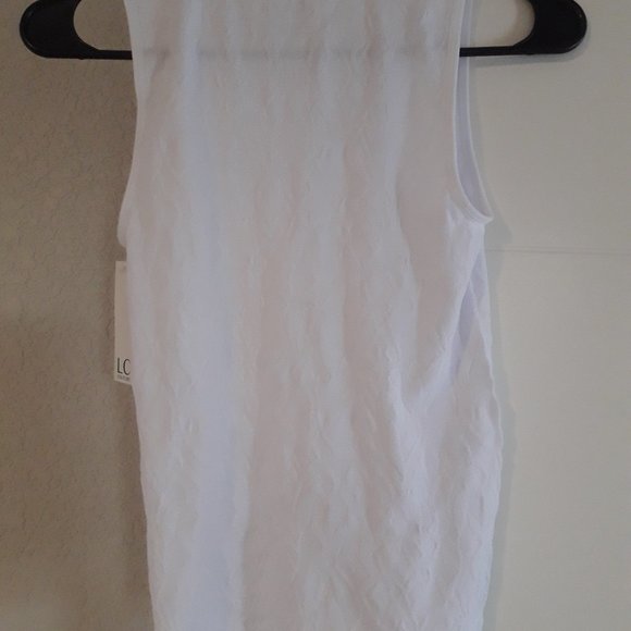 LC Couture sleeveless top. Size: Small. New with tags - white - Picture 4 of 8